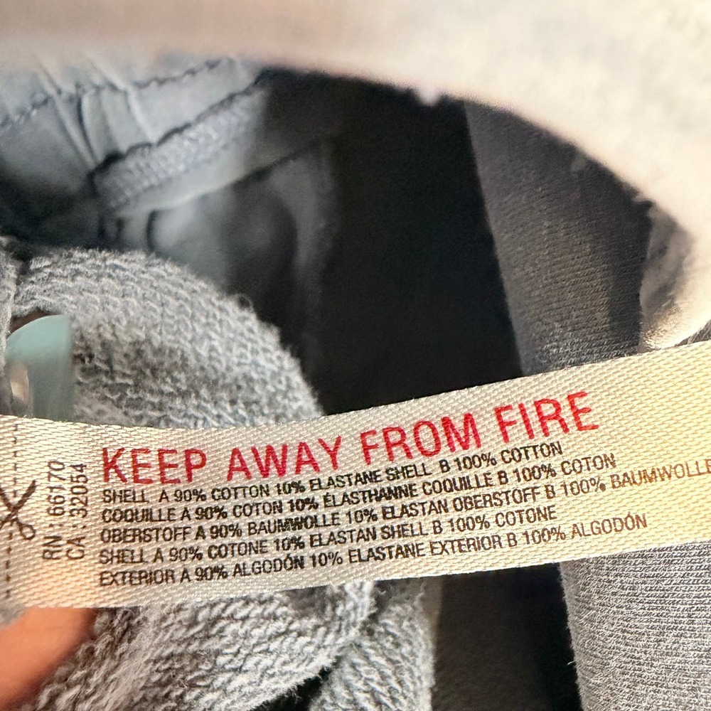 Free People Movement Inbound Jumpsuit Onesie Blue M Balloon Leg Athleisure Comfy - Picture 4 of 6